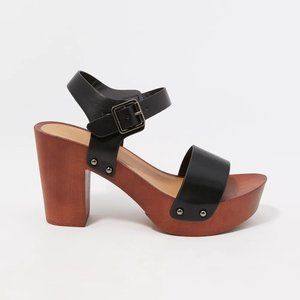 ISO: Charlotte Russe Double Band Wooden High Heel